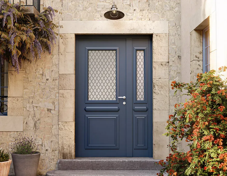 Portes alu à Blandy